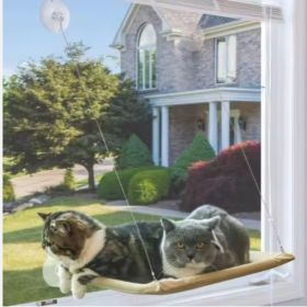 US LOCAL STOCK Hiphoppet Best Selling Washable Window-Mounted Sucker Cat Hammock Cat Nest Seat Elaxing Spot To Lounge For Cats